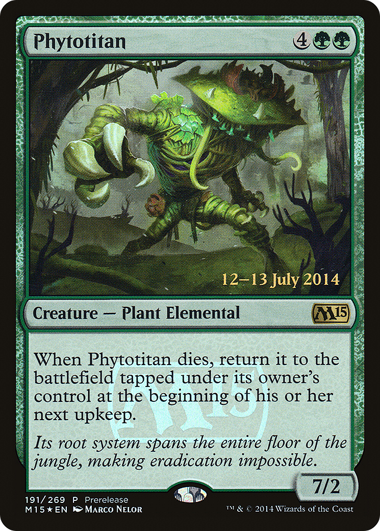 Phytotitan [Magic 2015 Prerelease Promos] MTG Single Magic: The Gathering