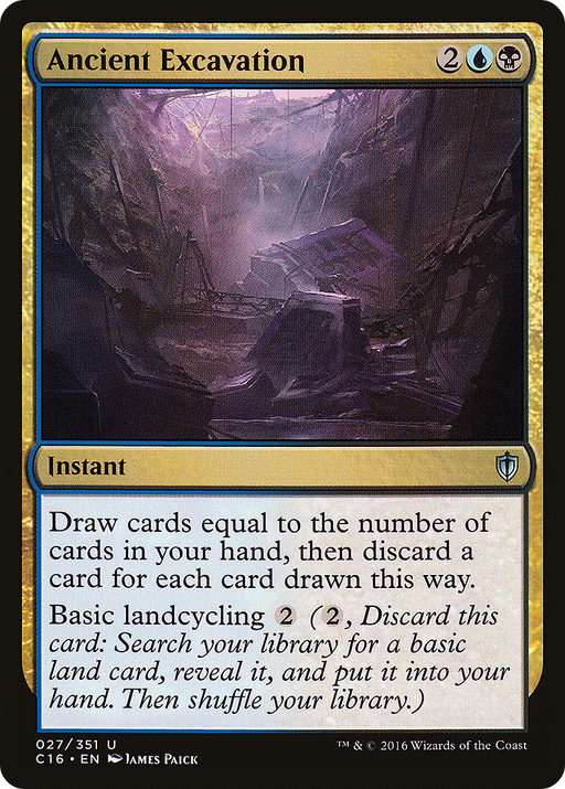 Ancient Excavation (C16-027) [Commander 2016] MTG Single Wizards of the Coast