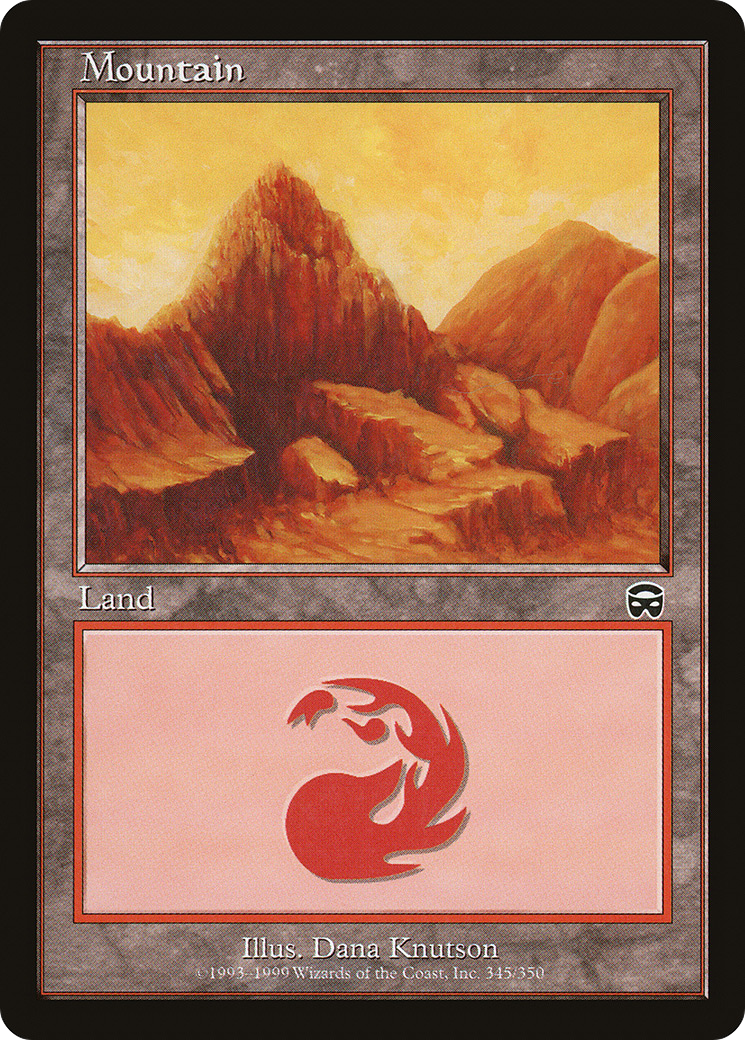 Mountain (MMQ-345) [Mercadian Masques] Foil MTG Single Wizards of the Coast