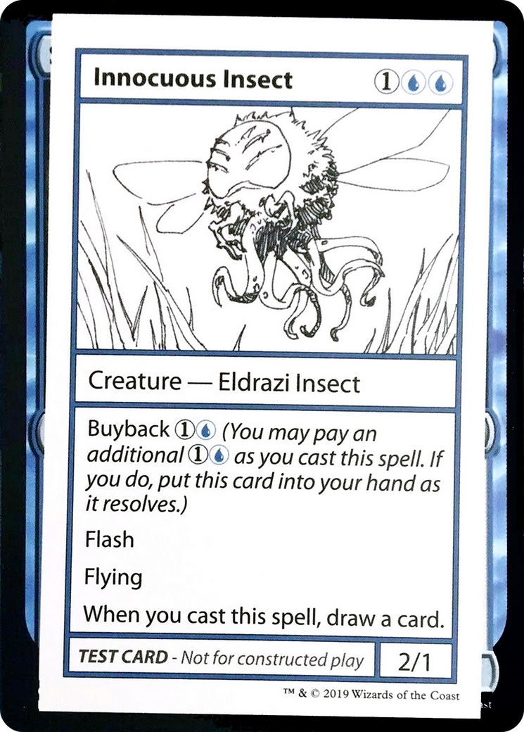 Innocuous Insect (CMB1-023) [Mystery Booster] Playtest Cards 2021 MTG Single Wizards of the Coast