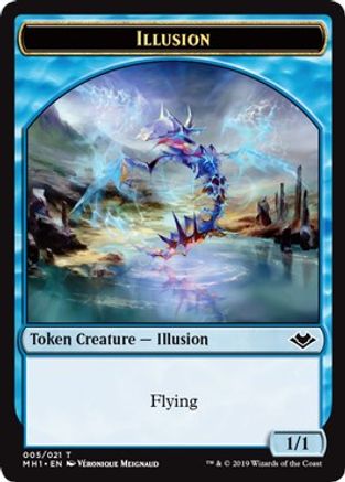Illusion // Emblem - Serra the Benevolent Double-Sided Token (MH1-5 // 20) [Modern Horizons] MTG Single Modern Horizons