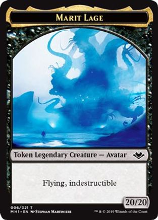 Marit Lage // Spirit Double-Sided Token (MH1-6 // 16) [Modern Horizons] MTG Single Modern Horizons