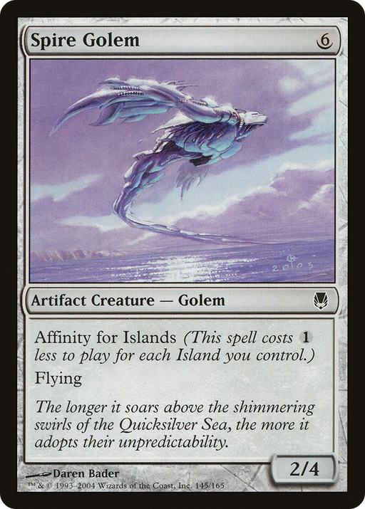 Spire Golem (DST-145) [Darksteel] Foil MTG Single Wizards of the Coast