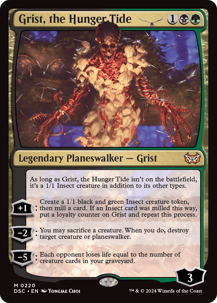 Grist, the Hunger Tide (DSC-220) [Duskmourn: House of Horror Commander] MTG Single Wizards of the Coast