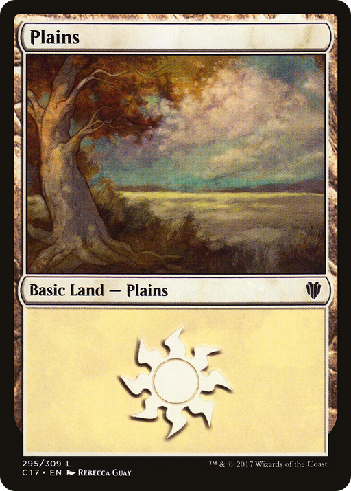 Plains (C17-295) [Commander 2017] MTG Single Wizards of the Coast