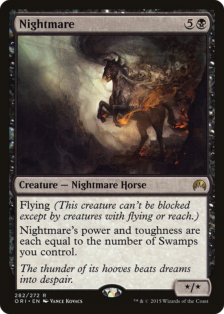 Nightmare (ORI-282) [Magic Origins] Foil MTG Single Wizards of the Coast