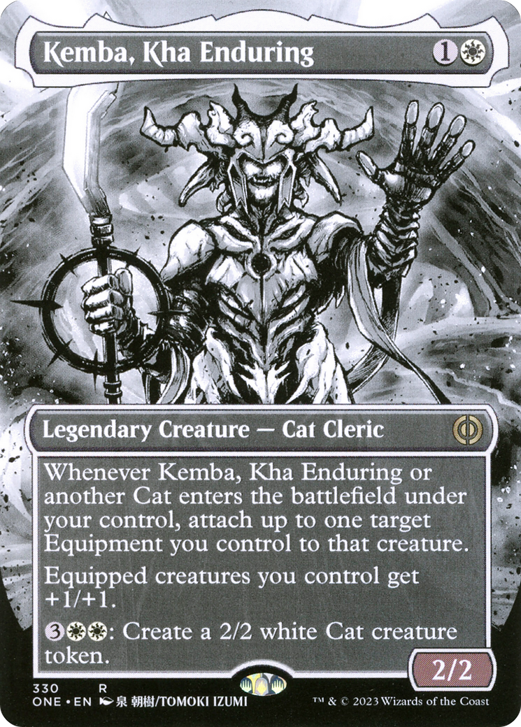 Kemba, Kha Enduring (ONE-330) [Phyrexia: All Will Be One] (Showcase) (Borderless) MTG Single Wizards of the Coast