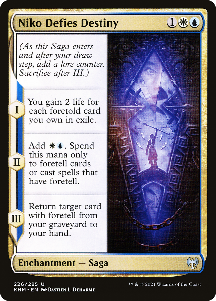 Niko Defies Destiny (KHM-226) [Kaldheim] Foil MTG Single Wizards of the Coast