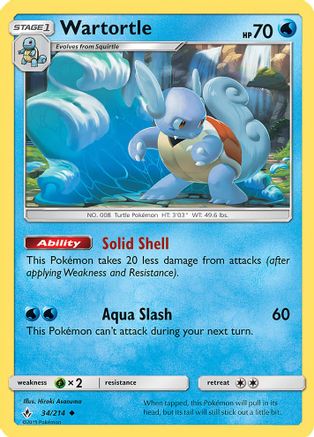 Wartortle 034/214 (Premium Collection Promo) Holofoil [Misc: Cards & Products] Pokemon Single Pokémon