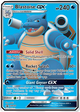 Blastoise GX - SM189 (SM189/248) Holofoil [SM: Black Star Promos] Pokemon Single Pokémon