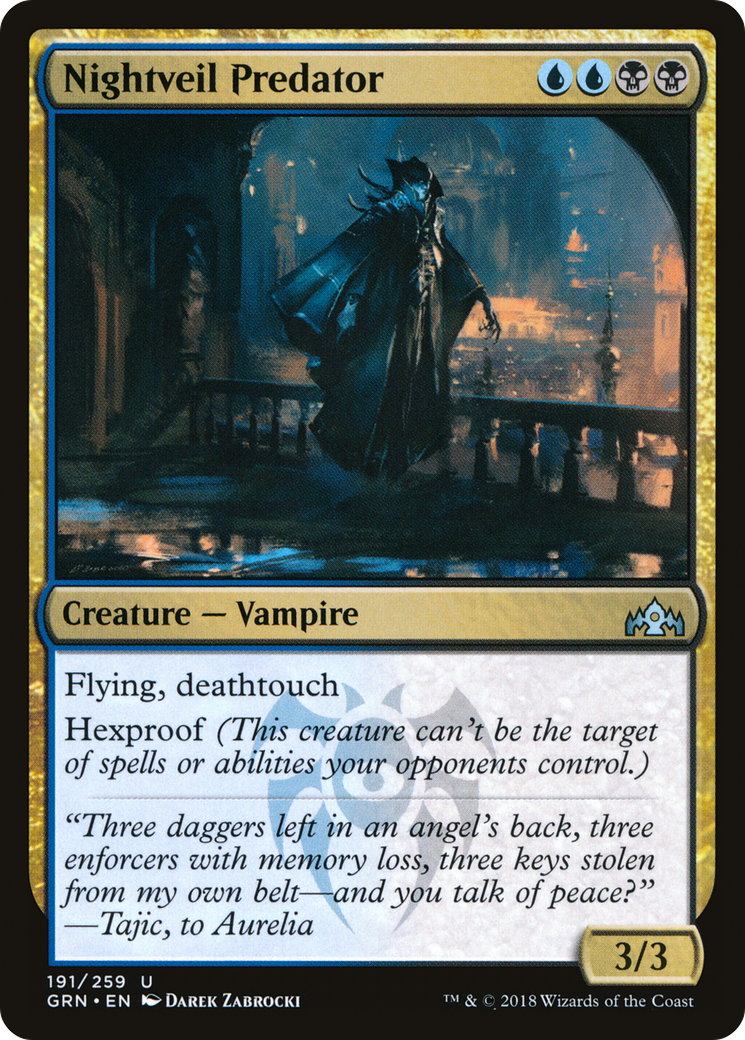 Nightveil Predator (GRN-191) [Guilds of Ravnica] MTG Single Wizards of the Coast