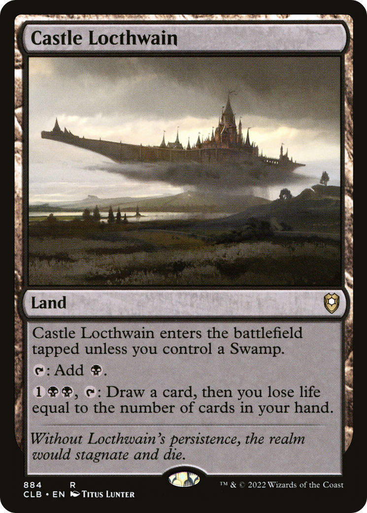 Castle Locthwain (CLB-884) [Commander Legends: Battle for Baldur's Gate] MTG Single Wizards of the Coast