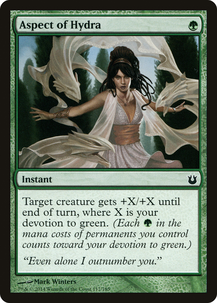 Aspect of Hydra (BNG-117) [Born of the Gods] MTG Single Wizards of the Coast