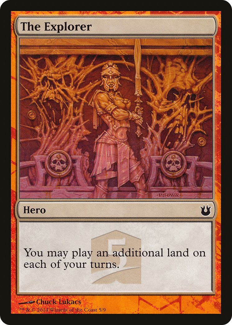 The Explorer (HERO-) [Born of the Gods Hero's Path] MTG Single Wizards of the Coast