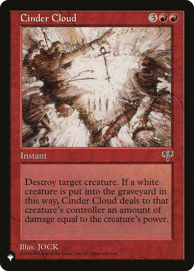 Cinder Cloud (LIST-MIR-165) [Mystery Booster] The List MTG Single Wizards of the Coast