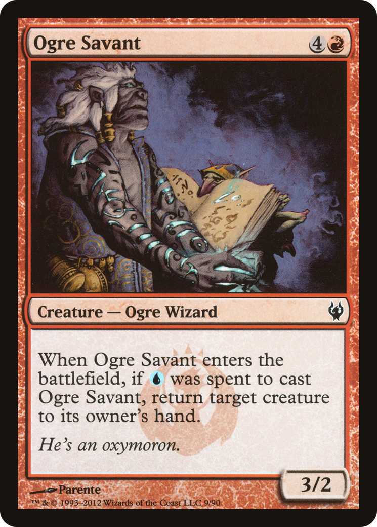 Ogre Savant (DDJ-009) [Misc] Duel Decks: Izzet vs. Golgari MTG Single Wizards of the Coast