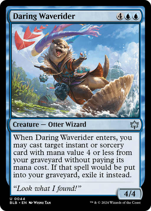Daring Waverider (BLB-044) [Bloomburrow] Foil MTG Single Wizards of the Coast