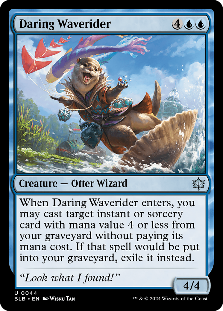 Daring Waverider (BLB-044) [Bloomburrow] MTG Single Wizards of the Coast