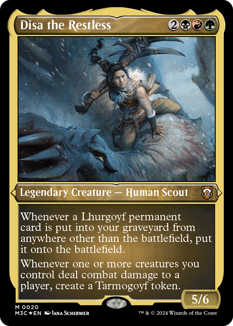Disa the Restless (M3C-020) [Modern Horizons 3 Commander] Etched Foil MTG Single Wizards of the Coast