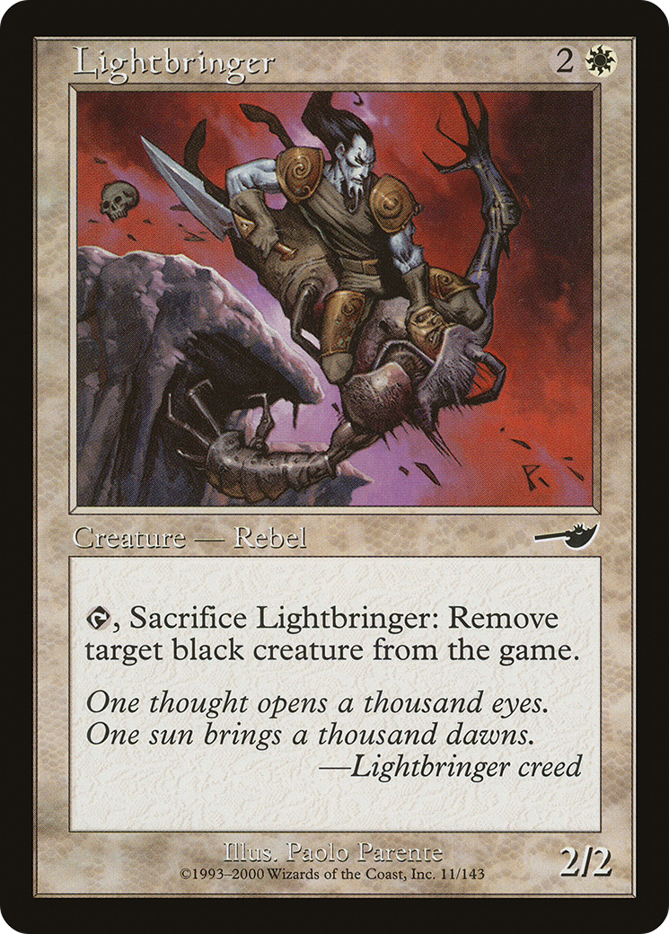 Lightbringer (NMS-011) [Nemesis] Foil MTG Single Wizards of the Coast