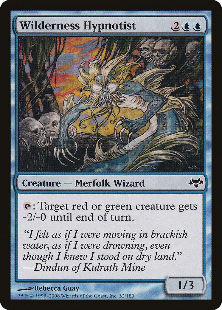 Wilderness Hypnotist (EVE-032) [Eventide] Foil MTG Single Wizards of the Coast