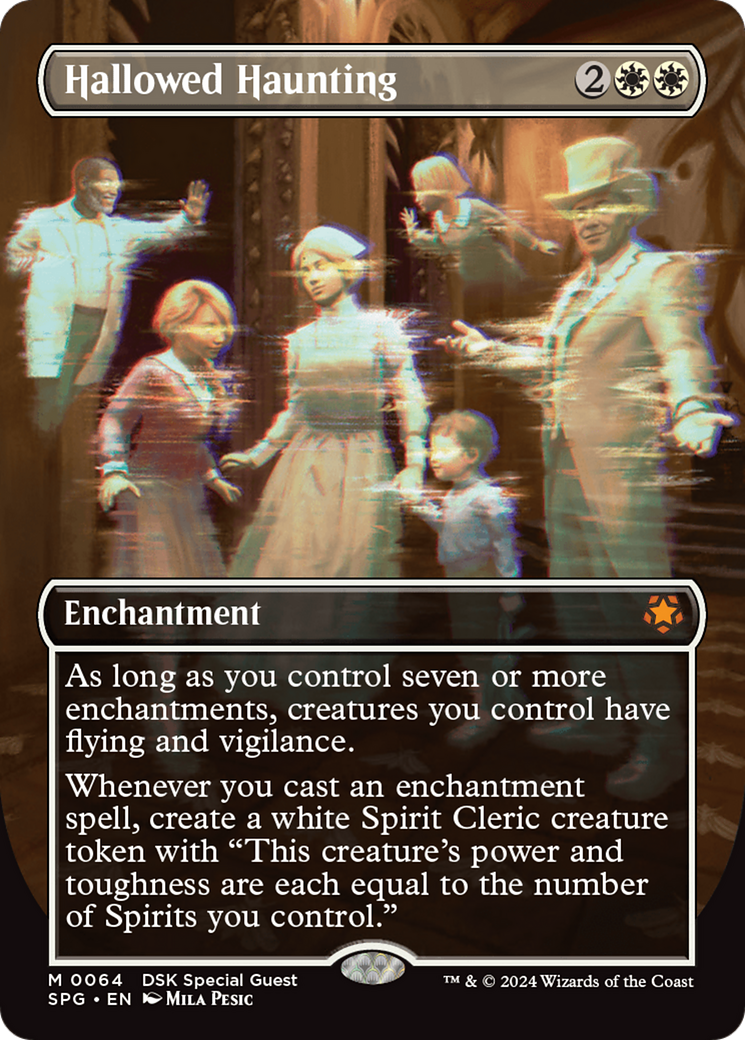 Hallowed Haunting (SPG-064) [Special Guests] (Borderless) MTG Single Wizards of the Coast