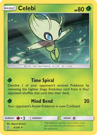 Celebi (/236) Holofoil [SM: Unified Minds] Pokemon Single Pokémon