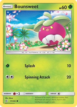 Bounsweet (/236) Reverse Holofoil [SM: Unified Minds] Pokemon Single Pokémon