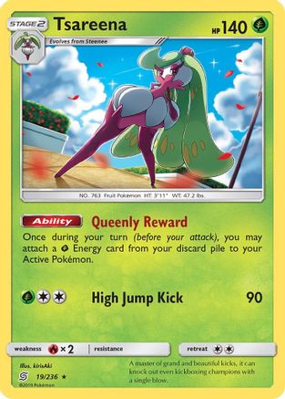 Tsareena (/236) Holofoil [SM: Unified Minds] Pokemon Single Pokémon