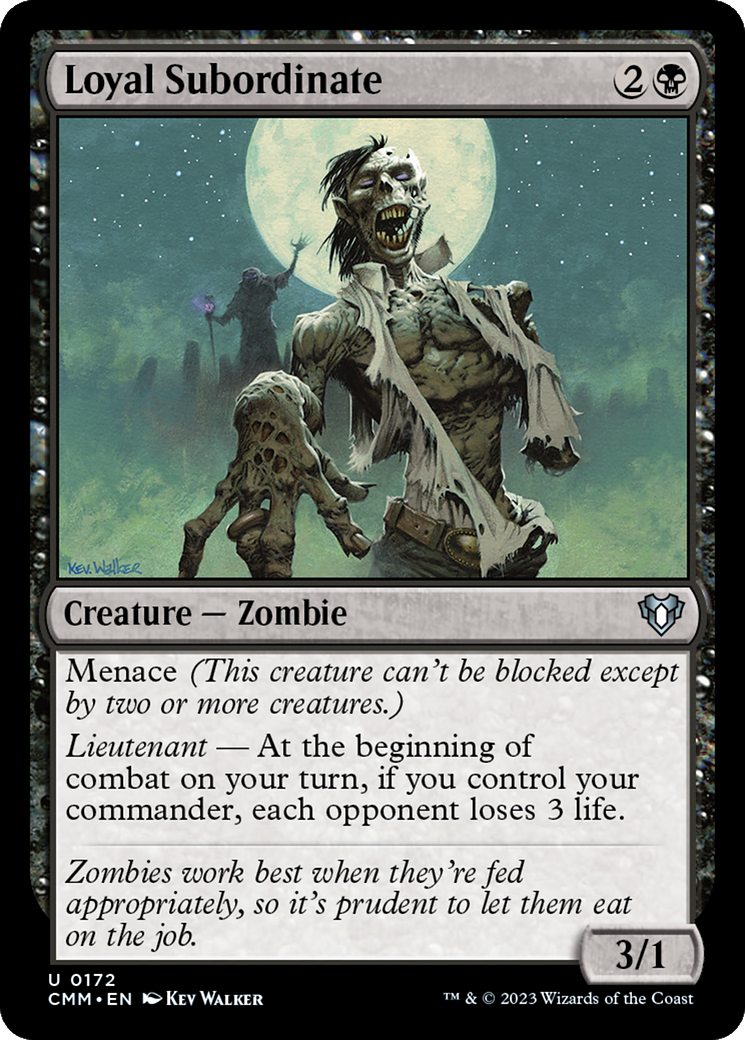 Loyal Subordinate (CMM-172) [Commander Masters] MTG Single Wizards of the Coast