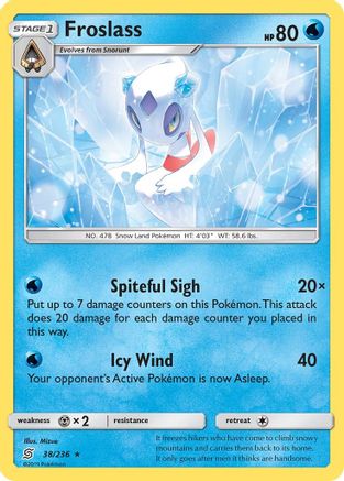 Froslass (/236) Holofoil [SM: Unified Minds] Pokemon Single Pokémon