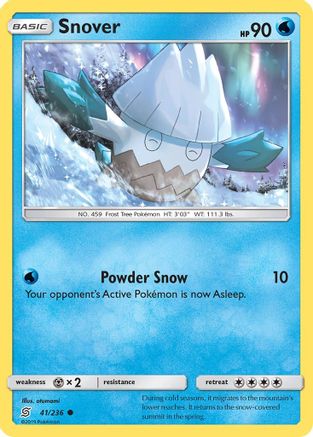 Snover (41/236) [SM: Unified Minds] Pokemon Single Pokémon
