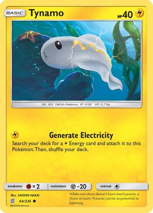 Tynamo (64) (/236) [SM: Unified Minds] Pokemon Single Pokémon