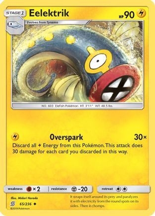 Eelektrik (/236) Reverse Holofoil [SM: Unified Minds] Pokemon Single Pokémon