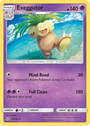 Exeggutor (/236) Reverse Holofoil [SM: Unified Minds] Pokemon Single Pokémon