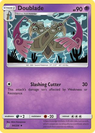 Doublade (/236) Reverse Holofoil [SM: Unified Minds] Pokemon Single Pokémon