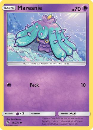 Mareanie (/236) Reverse Holofoil [SM: Unified Minds] Pokemon Single Pokémon