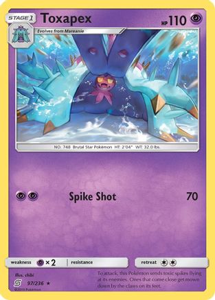 Toxapex (/236) [SM: Unified Minds] Pokemon Single Pokémon
