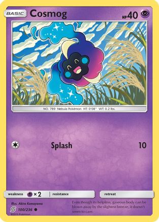 Cosmog (100/236) [SM: Unified Minds] Pokemon Single Pokémon