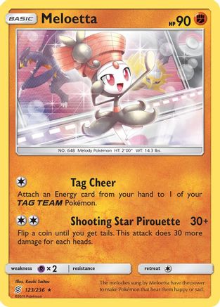 Meloetta (123/236) [SM: Unified Minds] Pokemon Single Pokémon