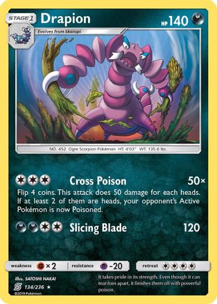 Drapion (/236) [SM: Unified Minds] Pokemon Single Pokémon