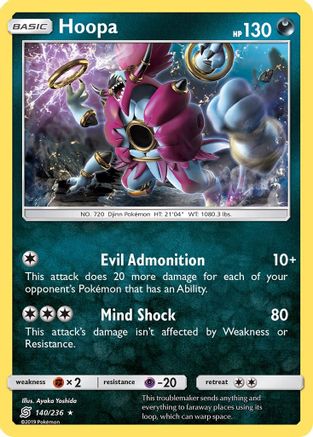 Hoopa (/236) Reverse Holofoil [SM: Unified Minds] Pokemon Single Pokémon