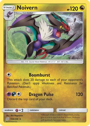 Noivern (/236) Reverse Holofoil [SM: Unified Minds] Pokemon Single Pokémon