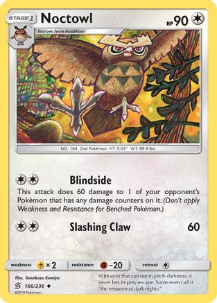 Noctowl (166/236) [SM: Unified Minds] Pokemon Single Pokémon