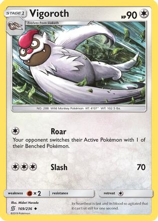 Vigoroth (/236) Reverse Holofoil [SM: Unified Minds] Pokemon Single Pokémon