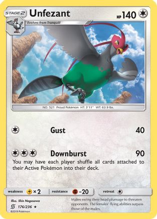 Unfezant (/236) [SM: Unified Minds] Pokemon Single Pokémon