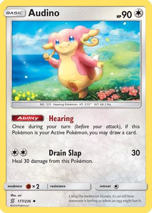 Audino (177/236) [SM: Unified Minds] Pokemon Single Pokémon