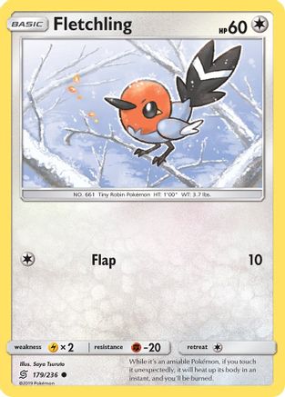 Fletchling (179/236) Reverse Holofoil [SM: Unified Minds] Pokemon Single Pokémon