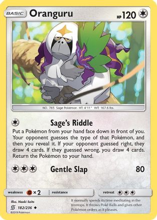 Oranguru (/236) [SM: Unified Minds] Pokemon Single Pokémon