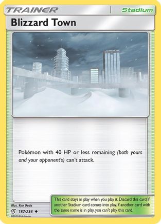 Blizzard Town (/236) [SM: Unified Minds] Pokemon Single Pokémon